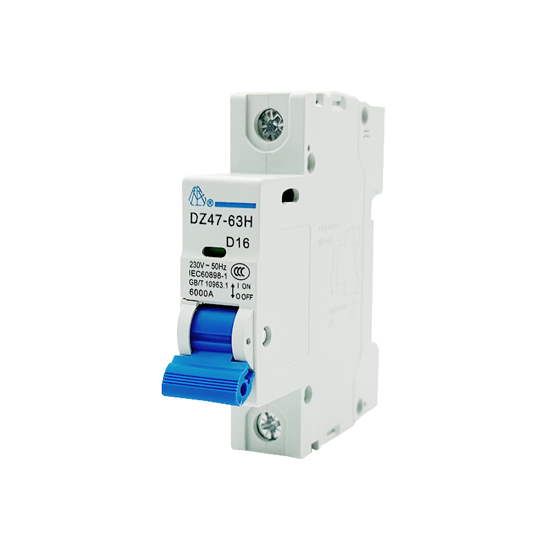 Din Rail Circuit Breaker - DZ47-63H 1P miniatuurstroomonderbreker Nominale stroom Kunststof