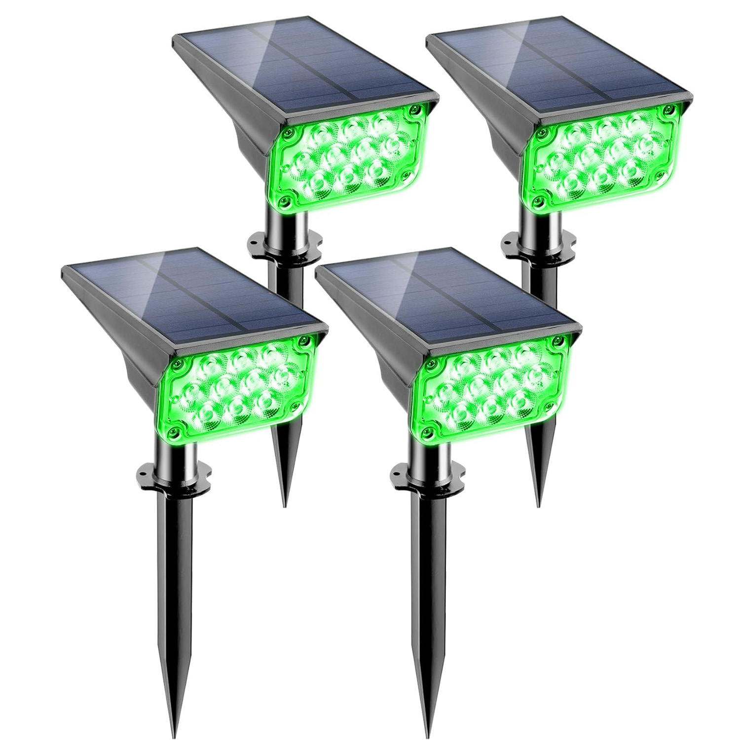 Waterproof Junction Box Solar - 4 stks Solar Spotlight Outdoor Tuin