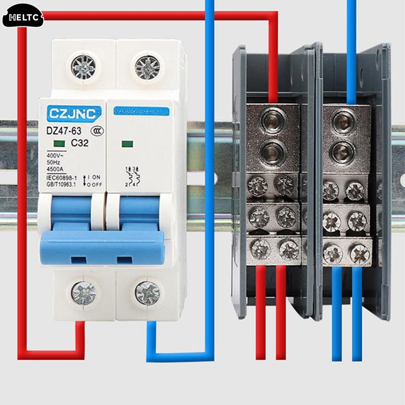 Din Rail Circuit Breaker - 1 Stuks 150a Din Rail Terminal