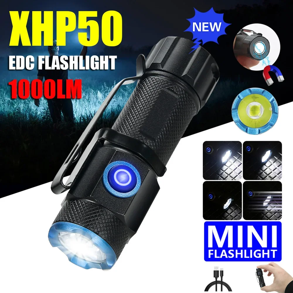 Renewable Energy Battery - 20W Super Bright P50 LED-zaklamp Mini