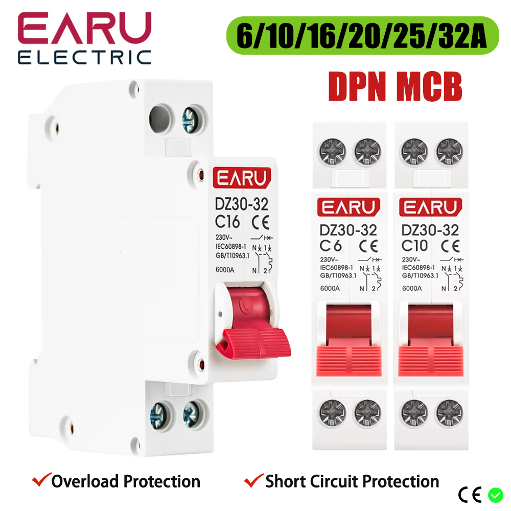 DZ30-32 DPN 1P + N Mini Stroom - Din Rail Circuit Breaker recensie en prijs
