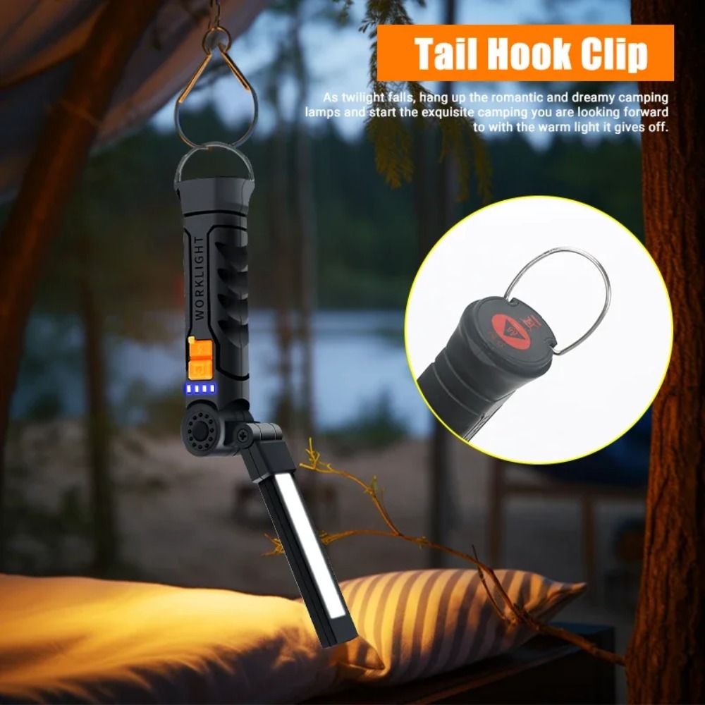 Draagbare COB LED-zaklamp USB  - Renewable Energy Battery recensie en prijs