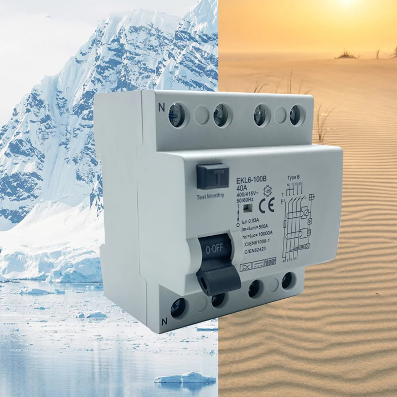 Type B Aardlekbeveiligingsscha - Din Rail Circuit Breaker recensie en prijs