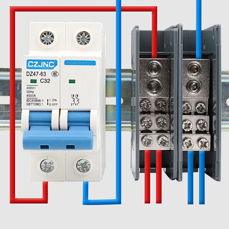 150A DIN-rail klemmenblok verd - Din Rail Circuit Breaker recensie en prijs