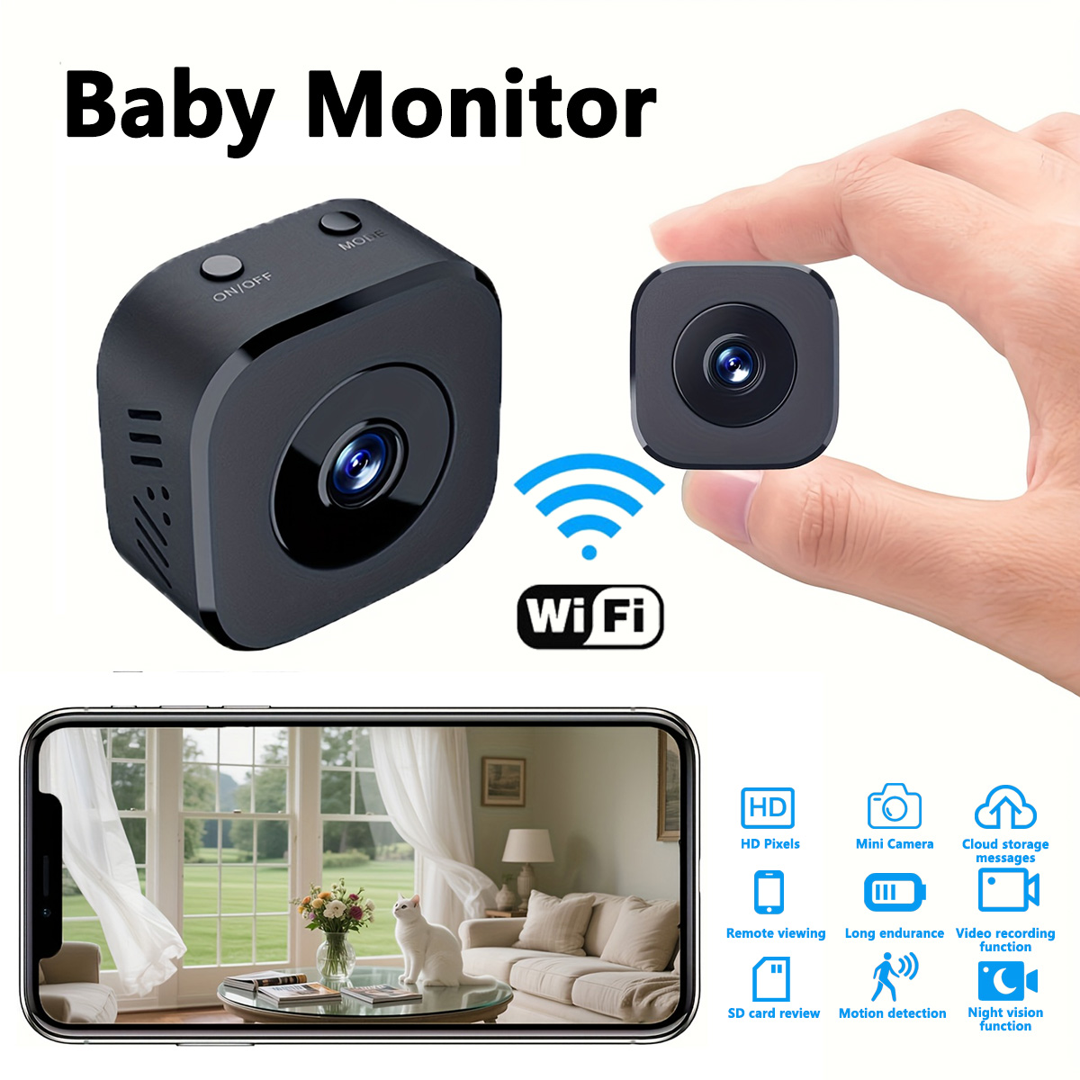 1080P HD Mini WiFi Camera Indo - Renewable Energy Battery recensie en prijs
