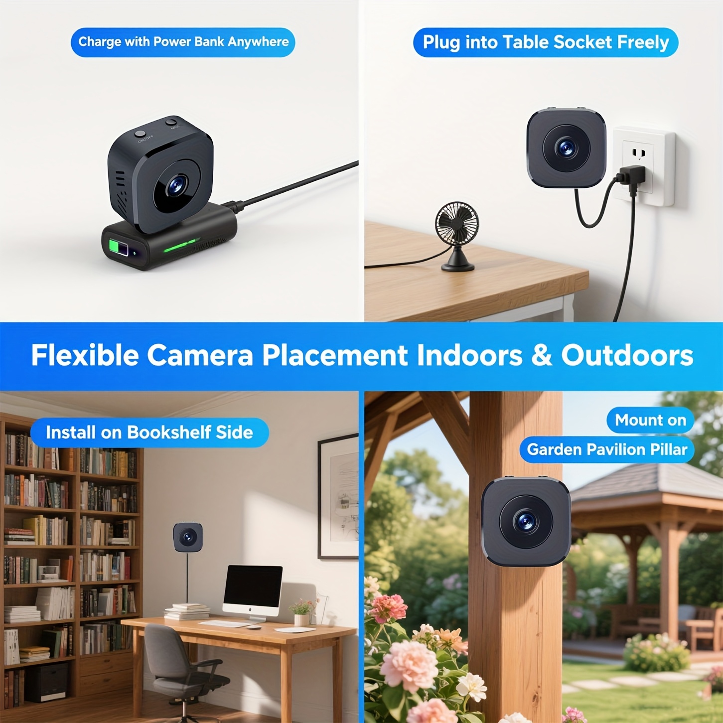 1080P HD Mini WiFi Camera Indo - Renewable Energy Battery recensie en prijs