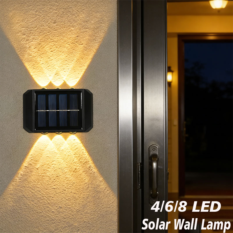 4/6/8 LED Solar Buitenlamp Sol - Waterproof Junction Box Solar recensie en prijs