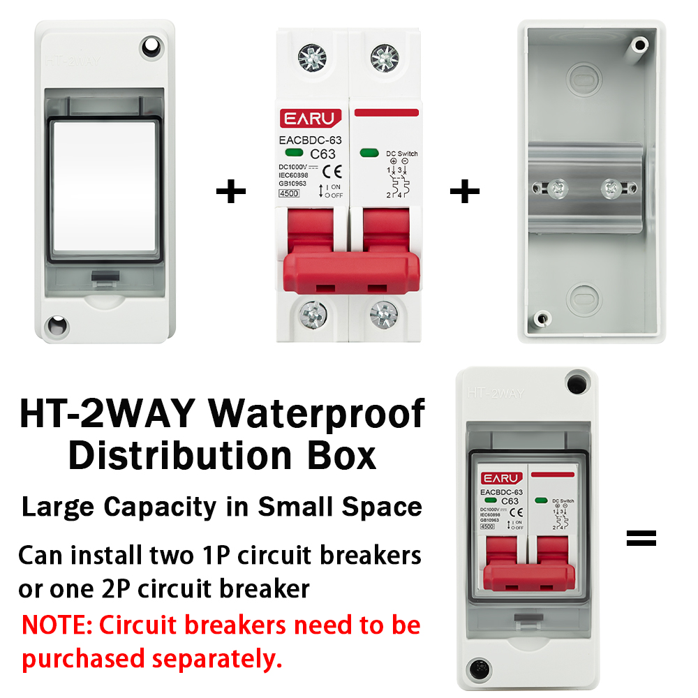 HT-2 Ip65 Waterdichte Distribu - Waterproof Junction Box Solar recensie en prijs